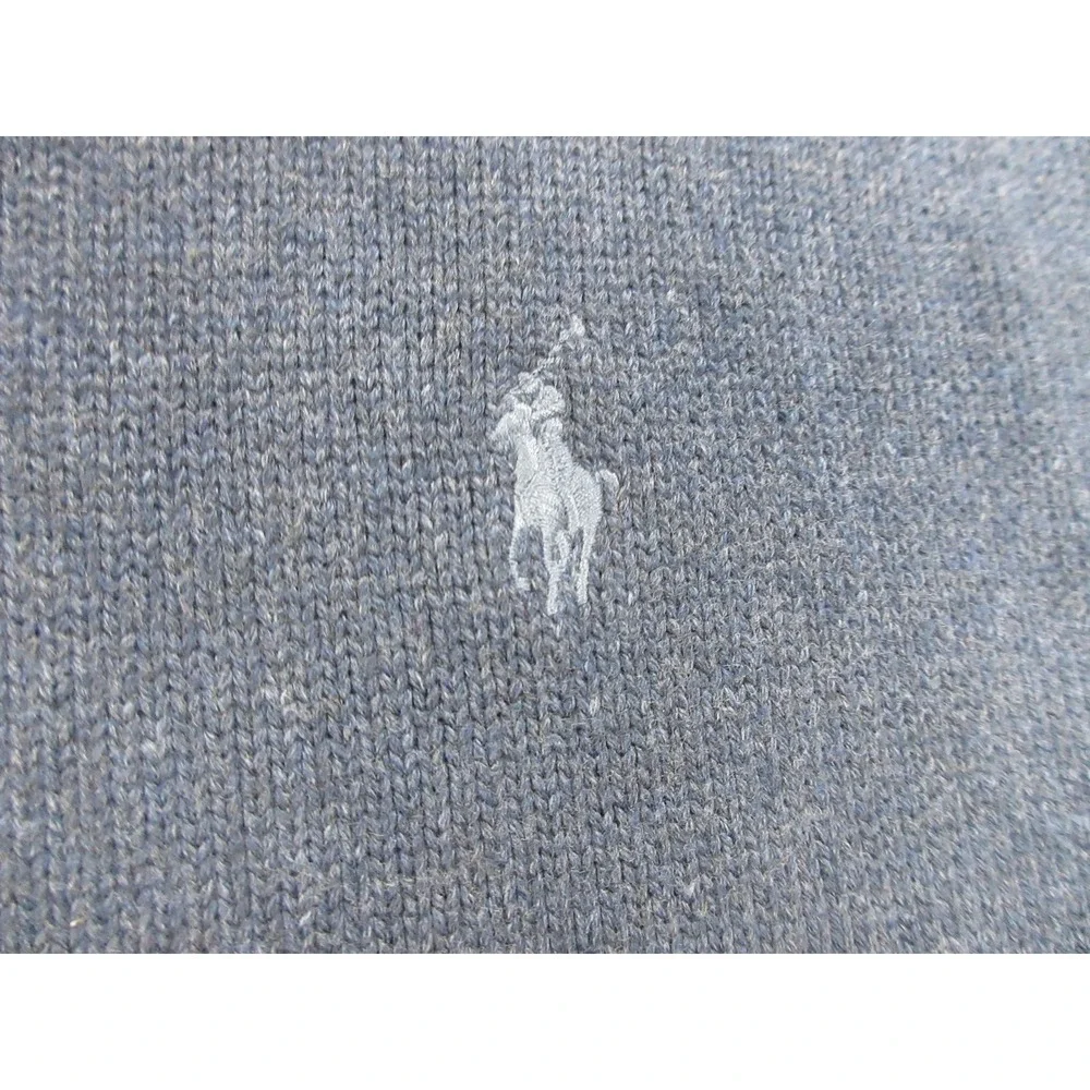 Polo Ralph Lauren Sweater Mens 2XL Blue Cotton Knit Pullover Casual